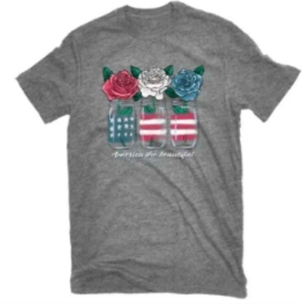 America The Beautiful Graphic T-Shirt